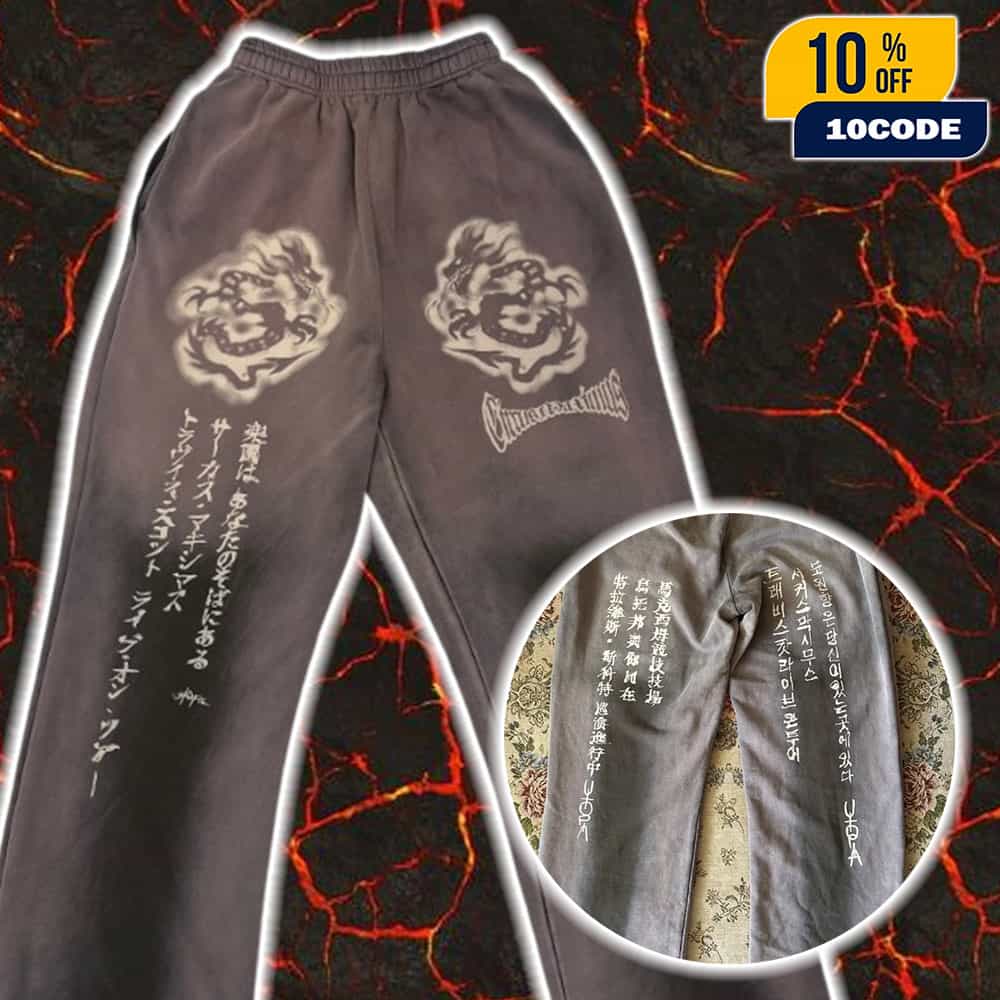 Travis Scott Circus Maximus Live In Asia Seoul Show Event Pant New Merch Collections On October 25 2025 At Goyang Stadium Korea Unisex Long Pant Travis Scott Circus Maximus Live In Asia Seoul Show Event Pant New Merch Collections On October 25 2025 At Goyang Stadium Korea Unisex Long Pant