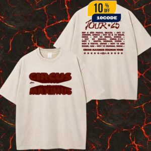 Travis Scott Circus Maximus Stadium Tour 2025 World Tour Back On Road With Asian And Africa Leg Utopia Tour Dates Two Sides Washed Unisex T-Shirt