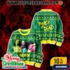 Charli XCX Brat Ugly Christmas Sweater Neon Green Holiday Knit Festive Music Merch Gift