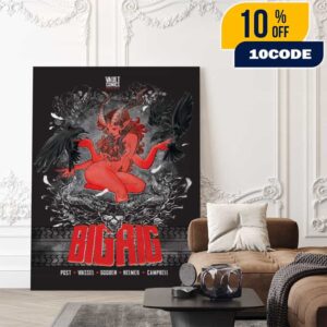 Vault Comics Big Rig Series Post x Wassel x Gooden x Helmer x Campbell Peach Momoko Variant NYCC 2025 Exclusive Poster Canvas Home Decor
