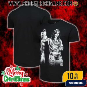 WWE Ripple Junction Black Rhea Ripley x Terrifier Black n White Poses Unisex T-Shirt
