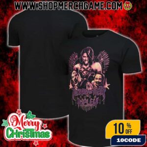 WWE Ripple Junction Black Rhea Ripley x Terrifier Stack Unisex T-Shirt