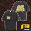 Renee Rapp Bite Me Tour October 1 2025 Barclays Center Brooklyn Event Tee With Tour Dates Backprint Merch Unisex Two Sided Washed T-Shirt