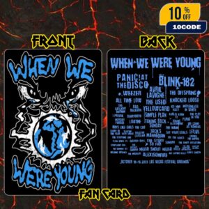 When We Were Young Festival On October 18-19 2025 At Las Vegas Festival Grounds Presented By 7-Eleven Overseer Lineup Fan Card