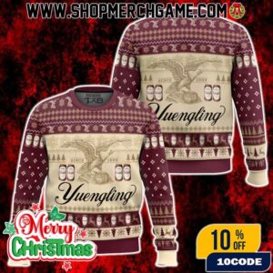 Yuengling Eagle Beer Since 1829 Ugly Christmas Sweater Knitted Holiday Pullover Gift For Beer Lovers