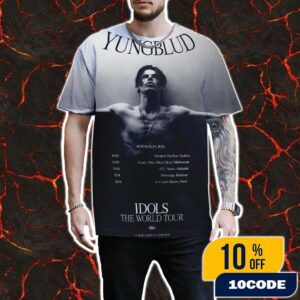 Yungblud Idols The World Tour 2026 In Australia On January Fan Gifts All Over Print T-Shirt