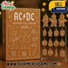 Led Zeppelin Advent Calendar 2025 Ornament Set 24 Day Holiday Countdown With Gingerbread Band Members Zoso Symbols Angel Wings Rock Legend Collectible