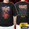 AC/DC PWR UP Tour North America 2025 Hells Bells Lightning Artwork Event Tee With Tour Dates Backprint Unisex T-Shirt Merchandise AC/DC PWR UP Tour North America 2025 Hells Bells Lightning Artwork Event Tee With Tour Dates Backprint Unisex T-Shirt Merchandise