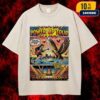 AC/DC Power Up Tour 2025 Poster Adelaide Grand Final November 30 Angus Young Lightning Bolt Vintage Concert Art Australia Unisex Washed T-Shirt