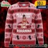 All I Want For Christmas Is Rae Lil Black Ugly Sweater Vixen Logo Pattern Funny Holiday Party Knitted Jumper