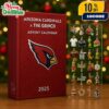 Arizona Cardinals x The Grinch Advent Calendar 2025 Ornament Set 24 Day Holiday Countdown NFL Christmas Collectible Decorations Limited Edition