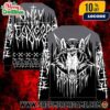 Babymetal Fox Chapel Ugly Christmas Sweater Heavy Metal Kitsune Skull Gothic Knit Holiday Jumper
