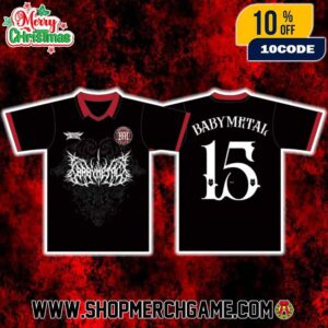 Babymetal World Tour 2025-2026 Special Arena Show In Mexico Arena CDMX On November 7 2025 Football Jersey T-Shirt