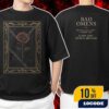 Bad Omens Do You Feel Love Europe Tour 2025 On November 21 2025 At Dublin Ireland Rose Artwork Unisex T-Shirt Merchandise