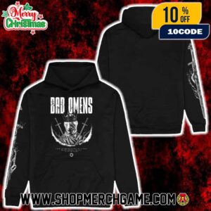 Bad Omens New Collection 2025 Merch Arrivals Evil King Unisex Hoodie