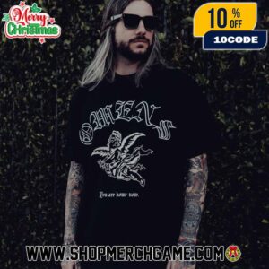 Bad Omens Winter 2025 Collection On November 21 2025 All New Designs Limited Exclusives Angel Artwork You Are Home Now Unisex T-Shirt