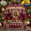 Bape x LSU Tigers Ugly Christmas Sweater Purple Gold Knit Pullover Baby Milo Mike Tiger Geaux Tigers Camo Pattern Football Holiday Winter Xmas Unisex