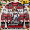 Sabrina Carpenter Dodgers Jersey Inspired Christmas Ugly Sweater LA Short N Sweet Tour 2025 Espresso Performance Blue White Knitted Holiday Crewneck MLB Baseball Fan