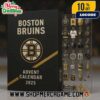 Boston Bruins 101st Anniversary 2025 Advent Calendar 24 Days Christmas Countdown Ornament Charm Collection NHL Hockey Black And Gold Holiday Collectible Gift Set