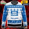 Budweiser Ugly Sweater Red Gold Reindeer Snowflake Knitted Christmas Holiday Beer Pullover Sweatshirt Budweiser Ugly Sweater Red Gold Reindeer Snowflake Knitted Christmas Holiday Beer Pullover Sweatshirt