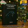 Chicago Bears x The Grinch Advent Calendar 2025 Ornament Set 24 Day Holiday Countdown NFL Christmas Collectible Decorations Limited Edition