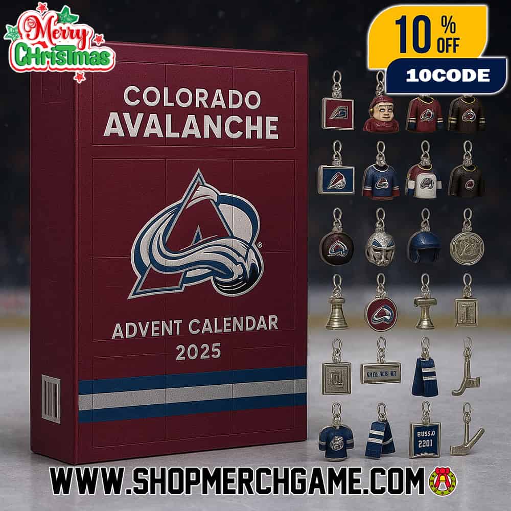 Colorado Avalanche NHL Advent Calendar 2025 Ornament Set 24 Collectible Mini Figures Hockey Team Logo Jersey Helmet Stick Puck Christmas Holiday Countdown Gift For Avs Fans Colorado Avalanche NHL Advent Calendar 2025 Ornament Set 24 Collectible Mini Figures Hockey Team Logo Jersey Helmet Stick Puck Christmas Holiday Countdown Gift For Avs Fans