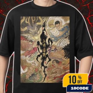 Davy D Xebec x Gol D Roger x Monkey D Garp x Kaido x Big Mom x Edward Newgate vs Imu Chapter 1163 Iconic Moment Fight Japanese Style Artwork Merch Unisex T-Shirt