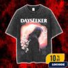 Dayseeker Winter 2025 Collection Creature In The Black Night Cemetery Blues Vintage Washed Unisex T-Shirt