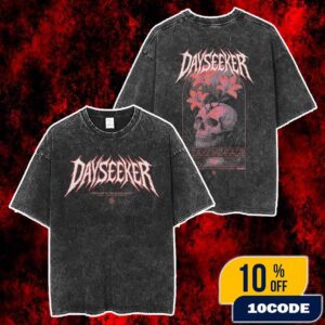 Dayseeker Winter 2025 Collection Creature In The Black Night Creature Metal Tee Merch Unisex Two Sided Washed T-Shirt
