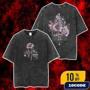 Dayseeker Winter 2025 Collection Creature In The Black Night Follow You Forever Unisex Two Sided Washed T-Shirt