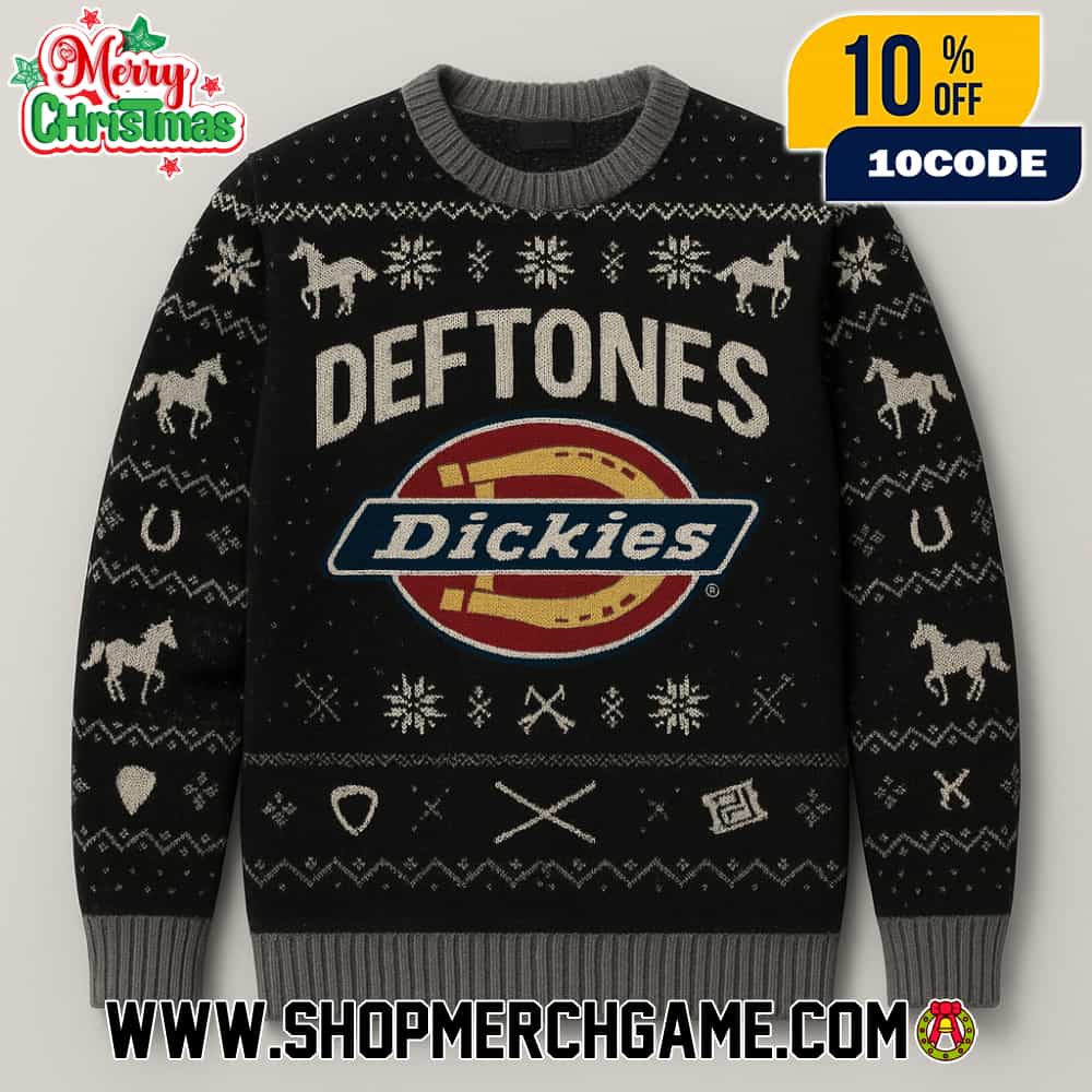 Deftones x Dickies Logo Dia De Los 2025 In San Diego Petco Park CA On November 1 2025 New Collection Ugly Sweater Christmas Gift Deftones x Dickies Logo Dia De Los 2025 In San Diego Petco Park CA On November 1 2025 New Collection Ugly Sweater Christmas Gift