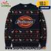 Deftones Holiday Sweater Ugly Knit Fair Isle Pattern Black Cream Horse Owl Festive Gift Winter Pullover Metal Band Christmas Crew Neck Apparel Deftones Holiday Sweater Ugly Knit Fair Isle Pattern Black Cream Horse Owl Festive Gift Winter Pullover Metal Band Christmas Crew Neck Apparel