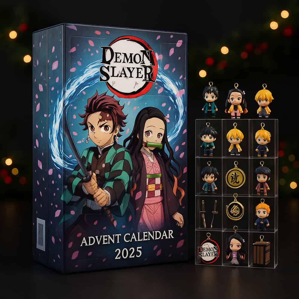 Demon Slayer Advent Calendar 2025 Ornament Set Anime Character Figure Collection Tanjiro Nezuko Zenitsu Inosuke Christmas Countdown Gift Demon Slayer Advent Calendar 2025 Ornament Set Anime Character Figure Collection Tanjiro Nezuko Zenitsu Inosuke Christmas Countdown Gift