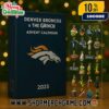 Detroit Lions x The Grinch Advent Calendar 2025 Ornament Set 24 Day Holiday Countdown NFL Christmas Collectible Decorations Limited Edition