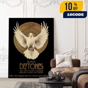 Dia De Los Deftones Festival On November 1 2025 At Petco Park San Diego California Event Poster Artwork Poster Canvas Home Decor