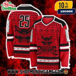 Download Ho Ho Ho Merry Christmas Festival 2025 Best Hockey Jersey Merch Shirt New Final Season Gift Collection