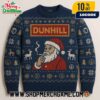 Chesterfield Cigarette Logo Ugly Christmas Sweater Navy Blue Knit With Smoking Snowman Reindeer Snowflake Fair Isle Pattern Holiday Jumper Chesterfield Cigarette Logo Ugly Christmas Sweater Navy Blue Knit With Smoking Snowman Reindeer Snowflake Fair Isle Pattern Holiday Jumper