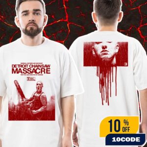 Eminem Marshall Mathers And Slim Shady Massacre Detroit Chainsaw New Halloween 2025 Collection Unisex T-Shirt