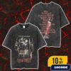 Eminem Marshall Mathers And Slim Shady Massacre Detroit Chainsaw New Halloween 2025 Collection Two Sides Washed Unisex T-Shirt