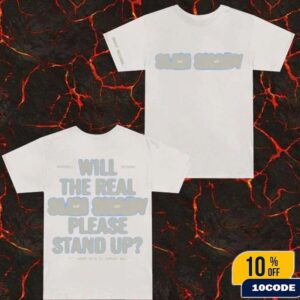 Eminem The Answer Is T-Shirt White Merchandise Will The Real Slim Shady Please Stand Up Unisex Tee Two Sides