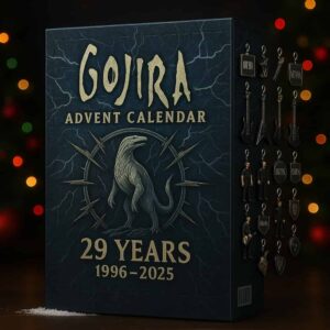 Gojira Advent Calendar 29 Years 1996-2025 Ornament Set Band Logo Dinosaur Guitar Holiday Countdown Metal Collectible Gift