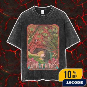 Guns N’ Roses Latin America Fall Tour 2025 Event Poster Artwork On October 31 2025 At Arena Pantanal Cuiaba Mato Grosso Brazil Vintage Washed Unisex T-Shirt