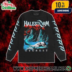 Halestorm Rocks Distressed Everest All Over Print Long Sleeve