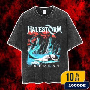 Halestorm Rocks Distressed Everest Washed Unisex T-Shirt