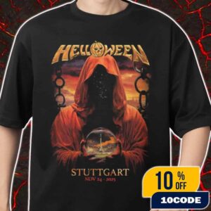 Helloween Band Pop-Up Merch Event Exclusive Limited Each City Edition 40 Years Anniversary Tour On November 22 2025 At Stuttgart Germany Merch Unisex T-Shirt