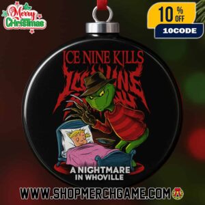 Ice Nine Kills x Grinch New Christmas 2025 Collection A Nightmare In Whoville Christmas Gift Tree Decorations Home Decor Ornament
