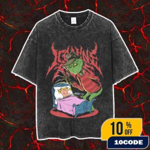 Ice Nine Kills x Grinch New Christmas 2025 Collection A Nightmare In Whoville Vintage Washed Unisex T-Shirt