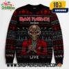 Gorillaz Ugly Christmas Sweater Red Holiday Knit Crewneck Winter Pullover Gift For Fans Festive Band Merch Animated Character Design Gorillaz Ugly Christmas Sweater Red Holiday Knit Crewneck Winter Pullover Gift For Fans Festive Band Merch Animated Character Design