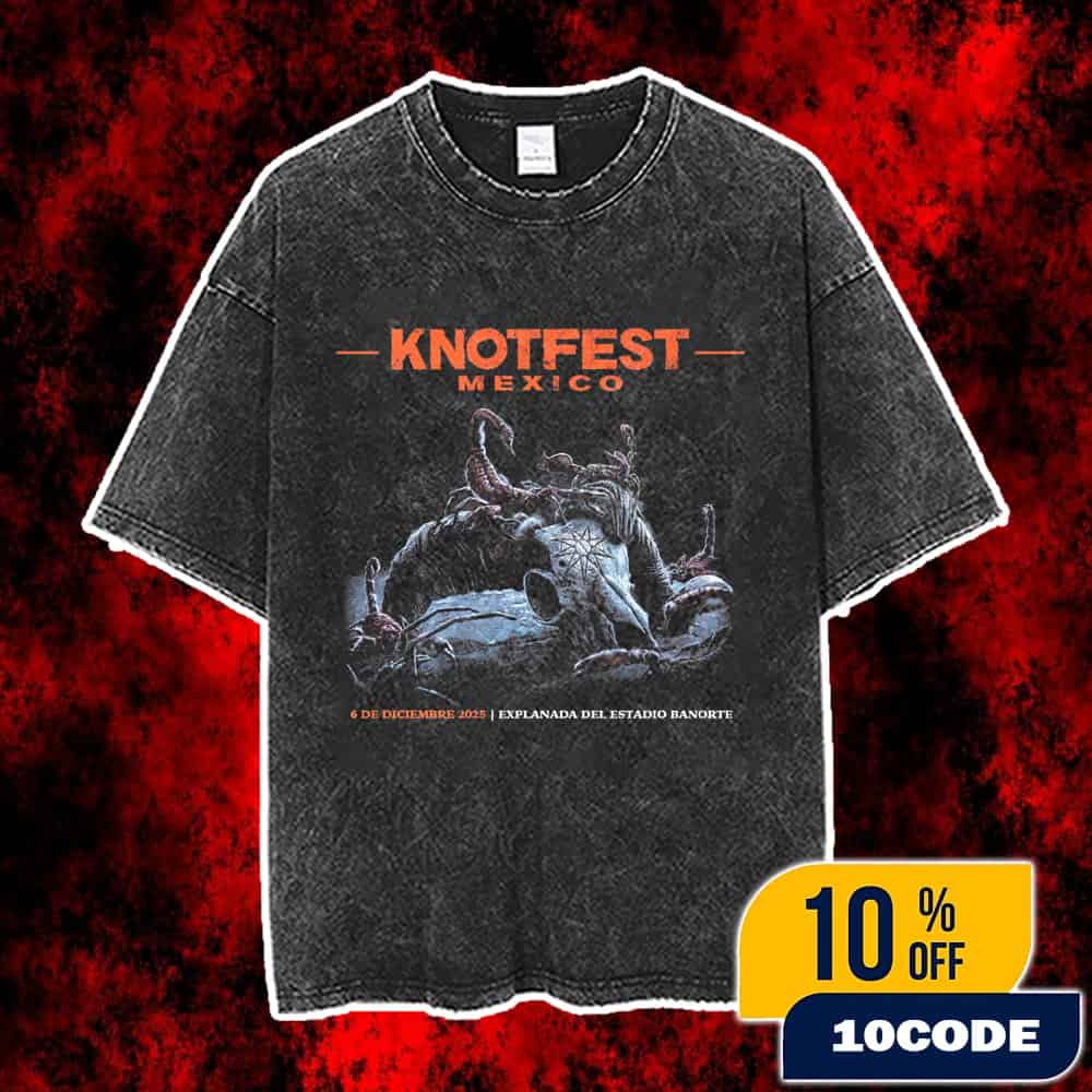 Knotfest Mexico 2025 Scorpion Skull On December 6 At Estadio Banorte Event Tee Festival Vintage Washed Unisex T-Shirt Knotfest Mexico 2025 Scorpion Skull On December 6 At Estadio Banorte Event Tee Festival Vintage Washed Unisex T-Shirt