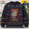 Labubu Why So Serious Ugly Christmas Sweater Ha Ha Ha Clown Design With Snowflakes Candy Canes Stars Holiday Knit Pullover Pop Mart Gift